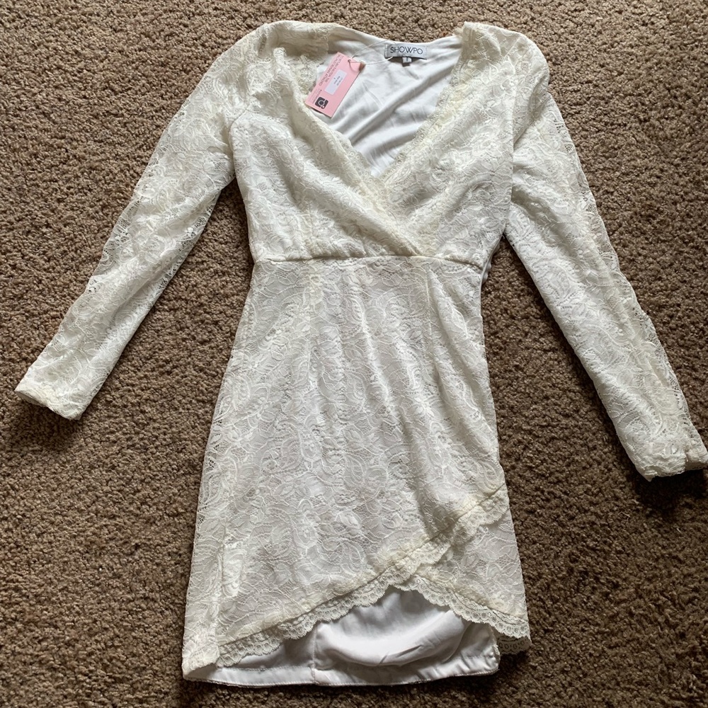 Showpo Blair White Mini Dress